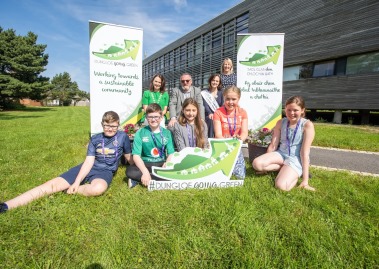 Dungloe Green initiative - Leas Cathaoirleach & Group 379x269